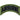 Embroidered Airborne tab patch with green edge and navy 'AIRBORNE' text