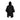 Hooded poncho with drawcord hem, front panel and chest pocket, black
