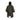 Hooded poncho with drawcord hem, front panel and chest pocket, dark olive green