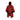 Hooded poncho with drawcord hem, front panel and chest pocket, deep red