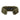 Olive green modular belt sleeve with mesh back and padded side panels, Small