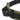 Olive and black belt edge with stitched webbing strap and loop