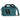 Savior Teal specialist mini pistol range bag with black stripe front and teal carry strap