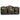 Double rifle bag in woodland camouflage with long carry handle and side pouches