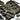Woodland camouflage double rifle bag with open compartments and internal divider pockets