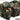 Woodland camouflage double rifle bag with padded side pockets and MOLLE straps