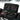 Double rifle bag open with dual pistol pockets and mesh organizer sleeve