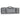 Double rifle bag in gray with top handle, front panel padding, and side storage sleeves