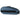 Rifle case in blue with molded handle, zipper, and oval end pocket