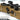 Ultimate guitar layout rifle case in tan with secure molded slots and carrying strap