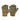 Olive and coyote half-finger tactical gloves with mesh palm and padded knuckles