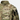 Camouflage field shirt with front zipper, shoulder patch, and side arm pocket