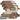 Desert camo soft ammo carrier pouches with front patch panels and webbing straps