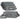 4 pack loose ammo carriers in light gray fabric with front label windows