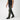 Olive green and black color-block cargo pants with side cargo pocket