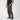 Olive green cargo pants with side pockets and reinforced knee panels