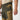 Tan and dark olive cargo pants with side pocket and belt loops