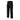 Black tactical cargo pants with belt loops, button fly, and side cargo pockets