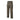 Brown tactical cargo pants with belt loops, button fly, and side cargo pockets