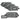 4 pack loose ammo carriers in gray fabric with front label windows and side straps