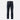 Dark blue denim jeans with straight legs, button fly, and belt loops.