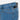 Close-up of light blue denim jeans front with button closure and stitched pockets.