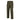 Dark olive ripstop flex pants with elastic waistband and cargo pockets