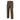 Khaki ripstop flex pants with elastic waistband and cargo pockets