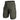 Cargo ripstop shorts with elastic waistband, olive green, side pocket