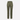 Women’s cargo pants in olive green with side cargo pockets and utility straps