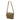 Shoulder bag with flap and MOLLE-style front straps, tan