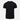 Pocket T-shirt back view, black crew neck short sleeves