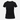 Black women’s T-shirt, crew neck, short sleeves