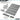 SW grey 5-slat wall rack panels with J-hook brackets and alignment plates
