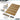 RAL 8000 tan 5-slat wall rack panels with J-hook brackets and alignment plates