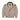 Khaki cotton A-2 flight jacket with zip front, ribbed collar, and two chest pockets