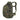 Green camo 25L backpack with MOLLE front panel, zipper pocket, and padded straps