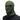 Olive drab fire-resistant face mask with padded eye opening and hooded design