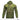 Green camo hooded windshirt with full front zipper and long sleeves