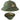 Olive drab pith helmet with star badge and interior view showing chinstrap