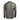 Olive drab HBT uniform shirt back view with long sleeves and buttoned collar