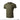 Olive green tactical crew-neck T-shirt with sleeve patch, short sleeves