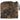 Woodland camo basha tarp with drawstring top, gathered fabric, and cord tie