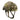 Multicam helmet cover with camouflage fabric and side accessory mount