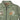 Sage green bomber jacket with front zipper and embroidered dragon patch
