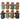 Assorted knee protectors in multiple colors, each with an oval armor plate