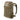 Tan tactical backpack side view with padded shoulder strap and zip pocket