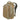 25L tactical backpack, tan solid fabric, side MOLLE straps and padded shoulder harness