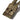 Single MOLLE magazine pouch, camouflage pattern with side webbing and hook panel