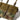 Triple MOLLE magazine pouch close-up of camouflage panels and three elastic loops